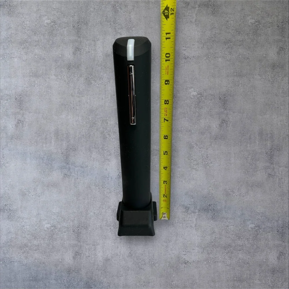 Brookstone Electric Wine Opener Black Automatic Cordless Stand-Works - READ